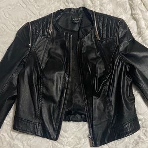 Bebe leather jacket